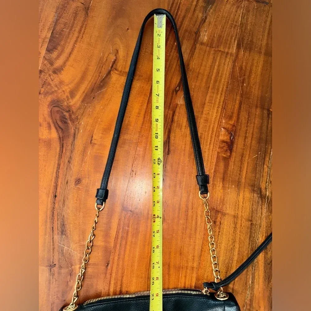 Steve Madden leather crossbody chain/leather handle medium size Purse